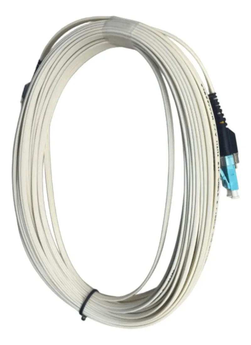 Cabo Fibra Óptica Om4 Lc Lc Duplex 15m Multimodo Lszh